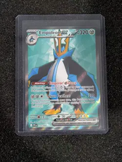 Pokemon Card 2025 EMPOLEON EX Ultra Rare UR 114/094 Phantasmal Flames NM/M - Image 2