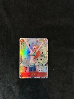 One Piece TCG Card Game Nami Manga OP01-016 PRB-01 Japanese Edition - FAST SHIP - Image 1