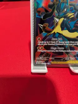 Pokemon Mega Lucario EX 160/132 Stage 1 HP340 Ultra Rare Holo Card TCG - Image 2