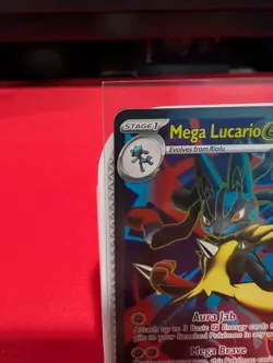 Pokemon Mega Lucario EX 160/132 Stage 1 HP340 Ultra Rare Holo Card TCG - Image 3