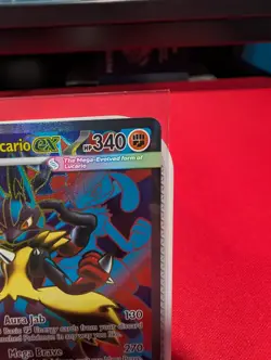 Pokemon Mega Lucario EX 160/132 Stage 1 HP340 Ultra Rare Holo Card TCG - Image 4