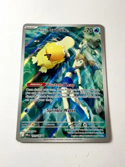 Misty's Psyduck 193/182 Destined Rivals Illustration Rare Pokemon Card NM+ Mint - Image 1