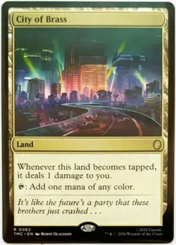 MTG Teenage Ninja Mutant Turtles Commander City of Brass (Rare) - Image 1