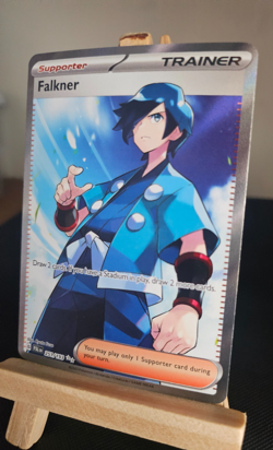 Pokemon TCG Falkner Paldea Evolved Full Art Trainer Ultra Rare Card 251/193 - Image 4