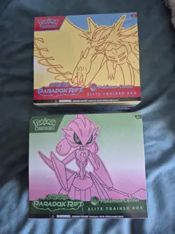 SEALED Pokemon Paradox Rift Elite Trainer Box Pokemon Center Exclusive Set of 2 - Image 1