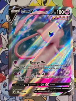 Mew V 250/264 Pokemon Sword & Shield Fusion Strike EN NM - Image 1