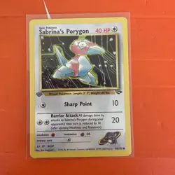 Pokemon TCG Sabrina's Porygon 98/132 1st Edition Gym Challenge Common WOTC - Image 1