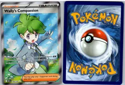 Wally's Compassion 176/132 Ultra Rare Mega Evolution Pokemon NM - Image 3