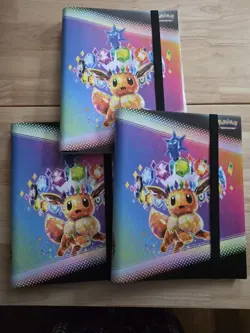 Pokemon Prismatic Evolutions Binders Lot Of Three - Image 1