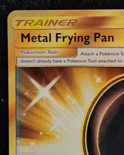 2018 Pokemon Forbidden Light Secret Rare Metal Frying Pan #144/131 EX-NM - Image 2