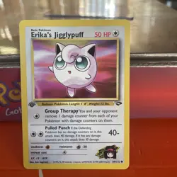 Pokemon TCG Erika’s Jigglypuff 69/132 1st Edition Gym Challenge Common WOTC - Image 3