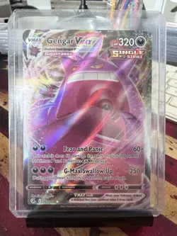 Pokemon Gengar VMAX Full Art Ultra Rare Holo 157/264 Fusion Strike 320 HP - Image 1