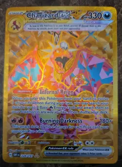 Authentic Pokemon: Obsidian Flames Charizard Ex 228/197 Hyper Rare Full Art NM - Image 1