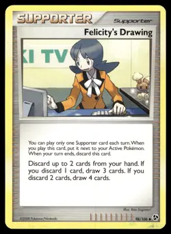 FELICITY'S DRAWING - 98/106 Uncommon Great Encounters Pokemon MP - Image 1