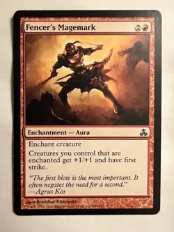 2006 Fencer's Magemark Guildpact Magic the Gathering Card MTG NM 65/165 - Image 1