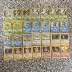 152 X Pokemon Card Bulk Lot - Aus 1st Edition Base Set 1 & 2, Fossil, TeamRocket - Image 2