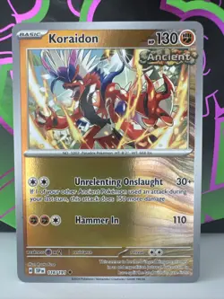 Pokemon Koraidon 116/191 Surging Sparks SSP Reverse Holo Card NM - Image 1