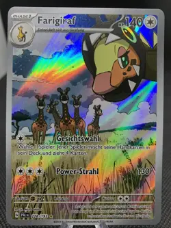 Farigiraf 228/193 Art Rare Deutsch/German Entwicklungen in Paldea Pokemon Card - Image 1
