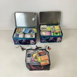 Assorted Collection Of Pokemon Cards w/Tins & Keyrings 6.6kg (T4) S#534 - Image 1