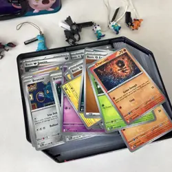 Assorted Collection Of Pokemon Cards w/Tins & Keyrings 6.6kg (T4) S#534 - Image 3