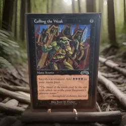 Magic: The Gathering Culling the Weak Instant Exodus Regular English Fischer - Image 1