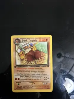 Pokemon TCG Dark Dugtrio 23/82 Team Rocket 1st Edition Non-Holo Rare VTG NM/LP - Image 1