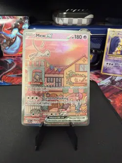 Pokemon TCG Mew EX 053 Holo Black Star Promo Scarlet & Violet 151 - Image 1
