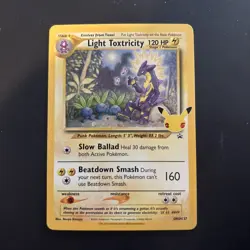 Pokemon Card Light Toxtricity SWSH137 Celebrations Black Star Promo NM - Image 1