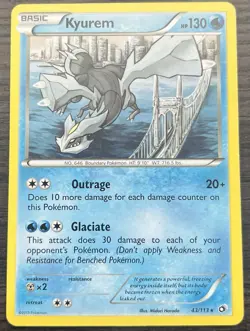 Kyurem 043/113 Pokemon TCG Legendary Treasures Deck Exclusives Rare Non Holo NM - Image 1