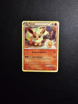 Carte Pokemon Pyroli 26/90 HGSS Indomptable FR - Image 1