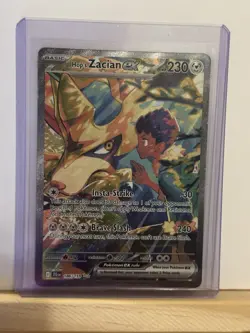 Pokemon TCG Hop's Zacian EX 186/159 Special Illustration Rare Journey Together - Image 1