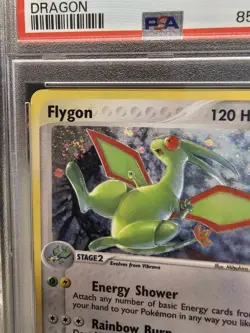 2003 Pokemon Ex DRAGON #4 FLYGON Holo PSA 6 - Image 3