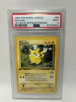 1999 POKEMON JUNGLE 1ST ED #60 PIKACHU PSA 9 - Image 2