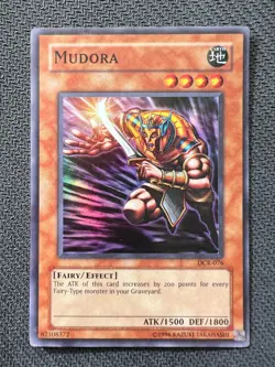 Yugioh Mudora Unlimited Edition Super Rare DCR-076 LP - Image 1