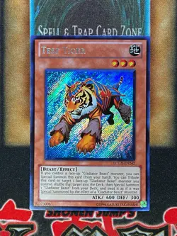 Yugioh Test Tiger LCGX-EN242 Secret Rare NM - Image 1