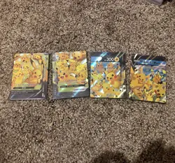 Pikachu V-Union [Set of 4] SWSH: Sword & Shield Promo Cards Holo - Image 1