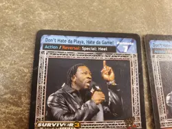 WWE WWF Raw Deal CCG Cards - 2X Don't Hate the Player, Hate the Game - Rare - Image 2