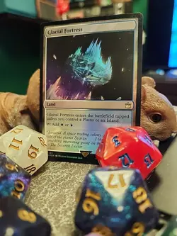 MTG Glacial Fortress - Foil art - Dr. Who Commander #0285 - Image 2