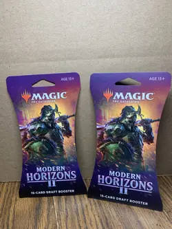 Modern Horizons 2 - Sealed Draft Booster Packs - Sealed Blisters - MTG x2 - Image 1
