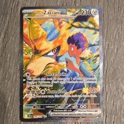 Pokemon Hop's Zacian EX 186/159 Sv09 Special Illustration Rare Full Art Holo 23… - Image 1
