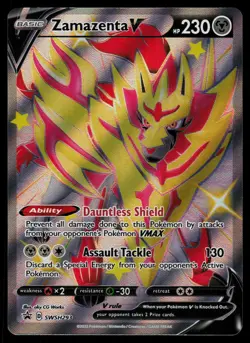 Zamazenta V (Shiny) SWSH293 - Pokemon Sword & Shield Promo (NM) - Image 1