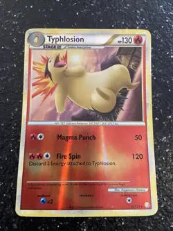 Pokemon TCG Typhlosion 32/123 Heartgold & Soulsilver Reverse Holo - Image 1