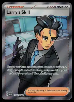 Larry's Skill 139/131 - Pokemon Prismatic Evolutions - Ultra Rare (NM) - Image 1
