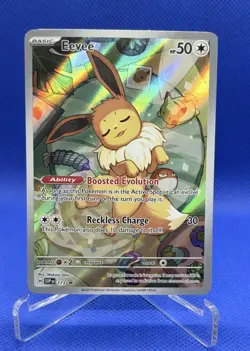 Pokemon TCG Eevee SV: Scarlet & Violet Promo 173 Holo 50 HP 30 Attack - Image 1