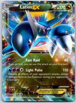 POKEMON XY BLACK STAR PROMOS LATIOS EX XY72 PROMO HOLO LP - Image 1