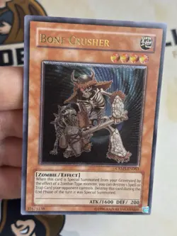 Yu-Gi-Oh! Bone Crusher CRMS-EN083 Ultimate Rare Unlimited Edition NM - Image 2