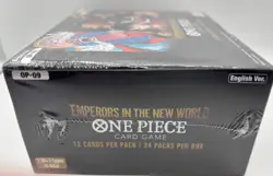 One Piece OP-09 Emperors In The New World Booster Box Sealed ENG Acrylic Case - Image 2