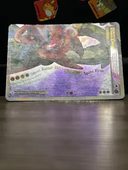 Pokemon Card Rayquaza & Deoxys Legend 90/90 Bottom Half HG Undaunted Full Art - Image 3