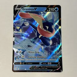 Greninja V 073/264 - SWSH Fusion Strike - Ultra Rare - Pokemon TCG Card NM - Image 1