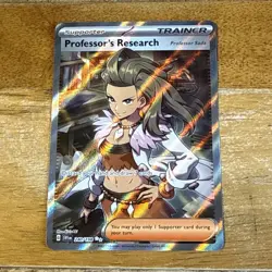 Pokemon TCG Sada Professor's Research Full Art Card 240/198 NM/M Condition - Image 1
